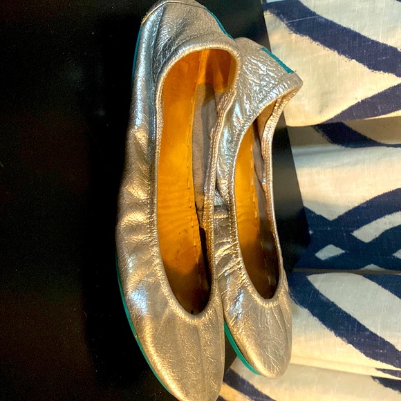 Tieks Shoes - Tieks Silver Flats